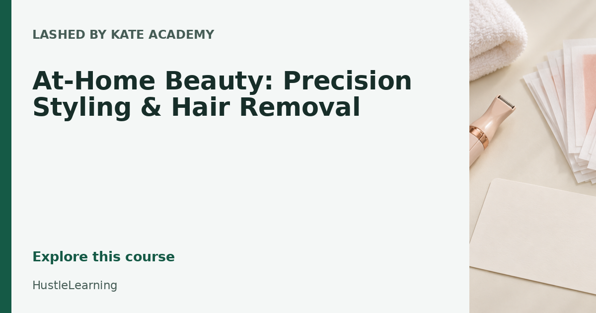 At-Home Beauty: Precision Styling & Hair Removal